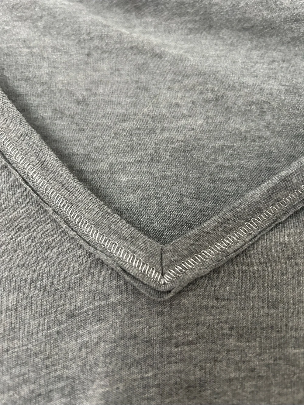 flirtitude Gray V-Neck Short Sleeve Tee